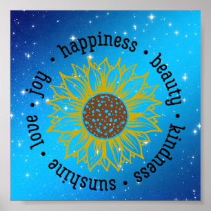 Zitat-Poster mit Inspiration Poster