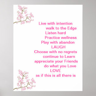 Zitat-Poster mit Inspiration Poster