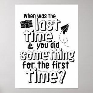 Zitat-Poster zum Thema Inspiration für das Leben Poster