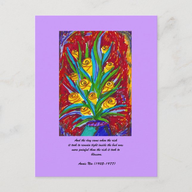 Zitat Postkarte (Vorderseite)