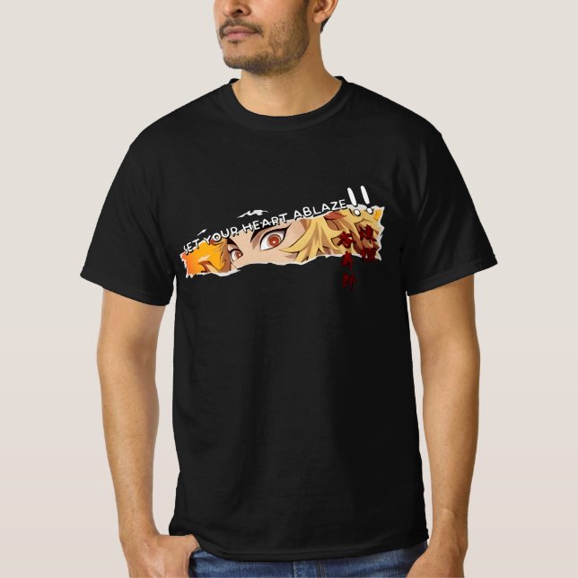 Zitat Rengoku - Demon Slayer T-Shirt (Vorderseite)