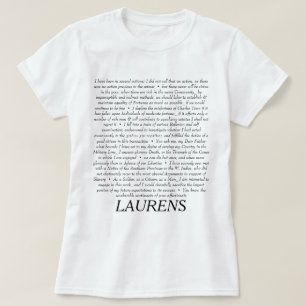 Zitat-Shirt Johns Laurens T-Shirt