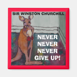 Zitat Sir-Winston Churchill - Magnet