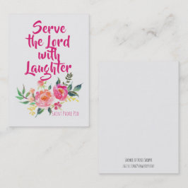 Zitat St. Padre Pio mit Blumen-heiliger Karte