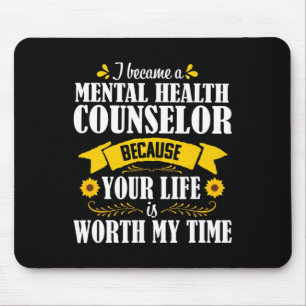 Zitat Süßer Psychologe Beratung  Mousepad
