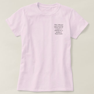 Zitat-T - Shirt Paulo Coelho