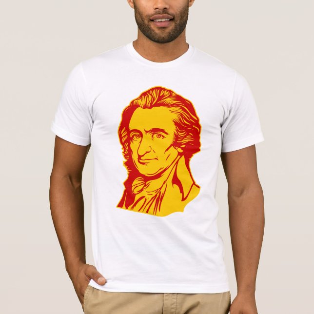 Zitat-T - Shirt Thomas Paine (Vorderseite)