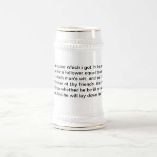 Zitat-Tasse Bierglas