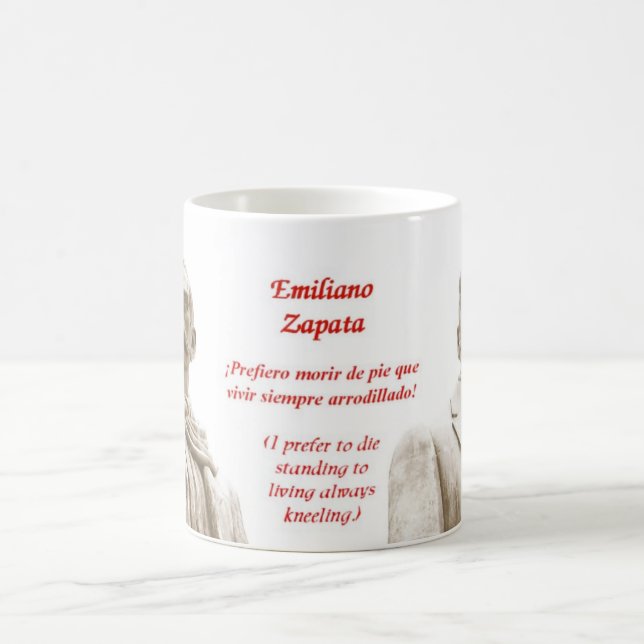 Zitat-Tasse Emiliano Zapata Tasse (Mittel)