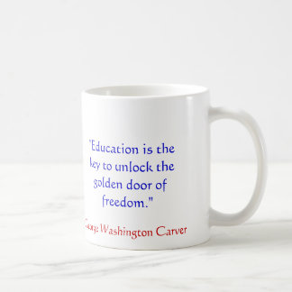 Zitat-Tasse George Washington Transchiermesser Tasse