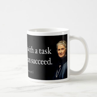 Zitat-Tasse Maria Montessori Kaffeetasse