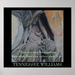 Zitat Tennessees Williams - PLAKAT