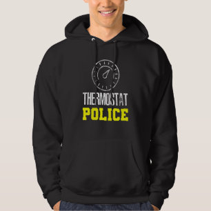 Zitat Thermostat Police Vater 3 Hoodie