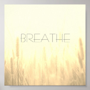 Zitat Typografie-Plakattext über Natur-Foto Poster