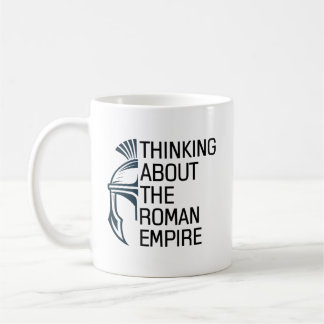 Zitat über das römische Reich Roman Helmet Kaffeetasse