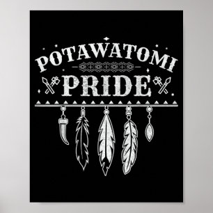 Zitat über den Stolz der Native Americans für eine Poster