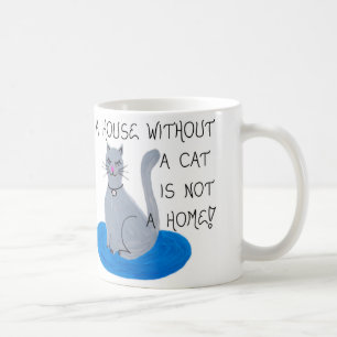 Zitat über Katzen - Tasse