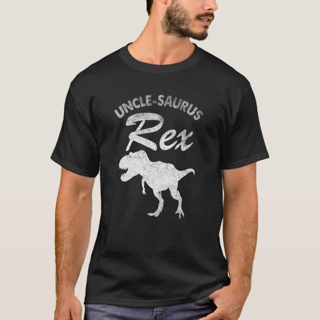 Zitat Uncle Saurus Rex Störender Rex T-Shirt (Vorderseite)