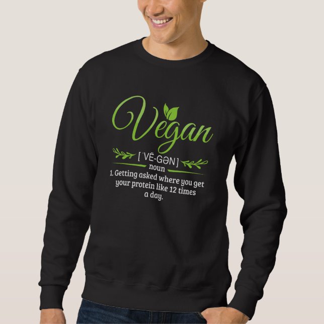Zitat Veganen Fächer Aktivismus Vegetarische Leben Sweatshirt (Vorderseite)
