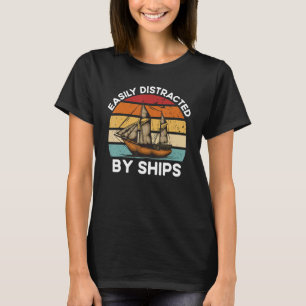 Zitat Vintages Piratenschiff Not leidendes Segel T-Shirt