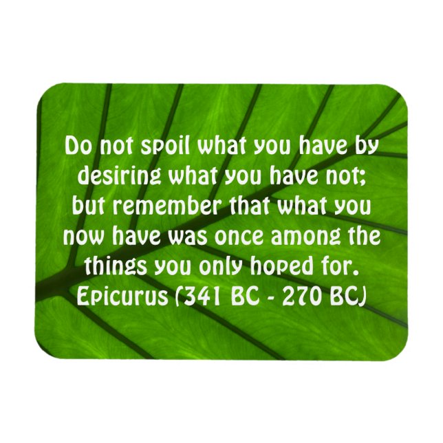 Zitat von Epicurus Magnet (Horizontal)