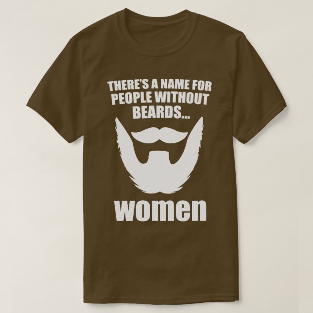 Zitat von Funny Beards T-Shirt (Design vorne)