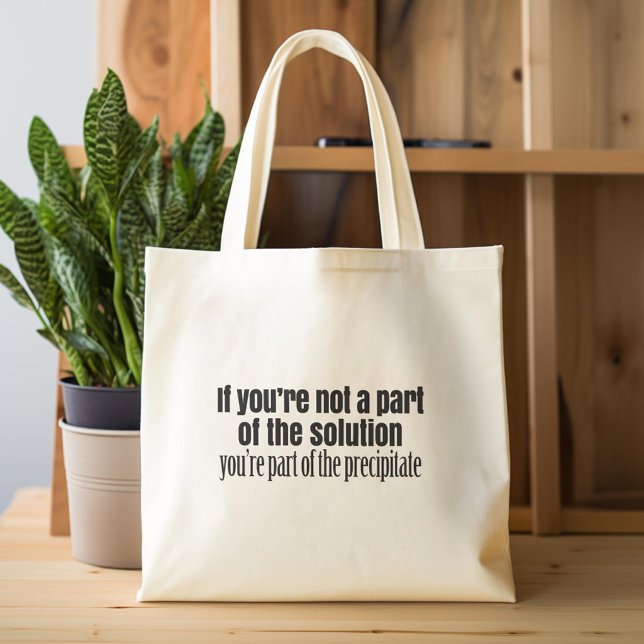 Zitat von Funny Chemistry Teacher Tragetasche (Custom Tote Bag)