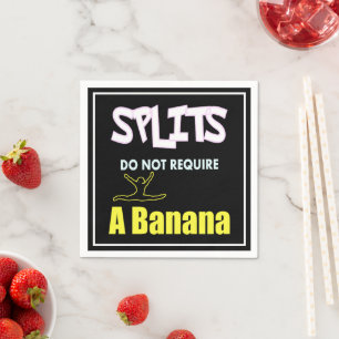 Zitat von Girls Gymnastics Banana Splits Serviette
