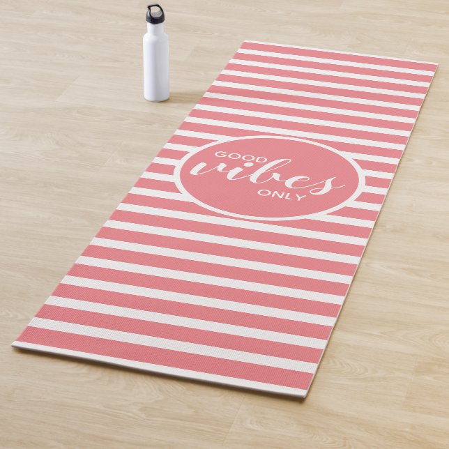 Zitat von guten Geweben nur Korallen und Weißtypog Yogamatte (Beispiel)