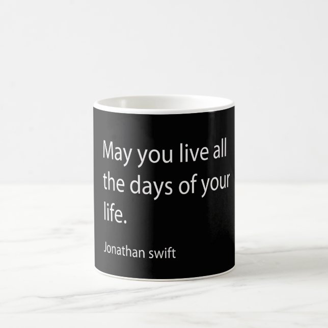 Zitat von Jonathan Swift Kaffeetasse (Mittel)
