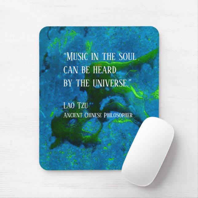 Zitat von Lao Tzu Mousepad (Mit Mouse)