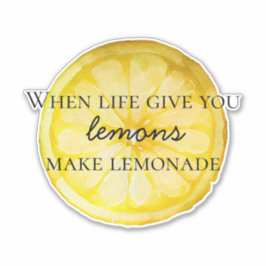Zitat von Lemon Aufkleber