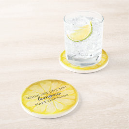 Zitat von Lemon Getränkeuntersetzer