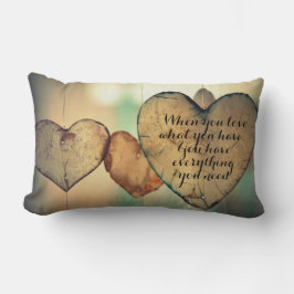 Zitat von Liebe und Dankeschön-Kissen Lendenkissen