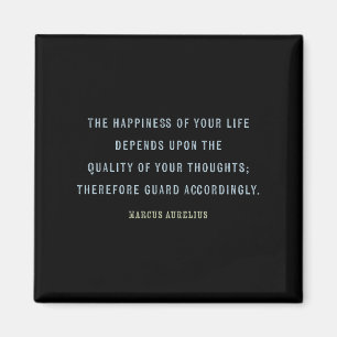 Zitat von Marcus Aurelius, Mindset Motivierend Quo Magnet