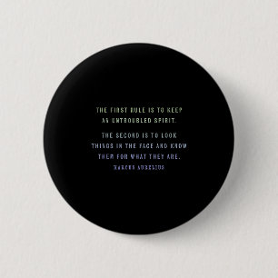 Zitat von Marcus Aurelius Stoic, Mindset-Motivatio Button