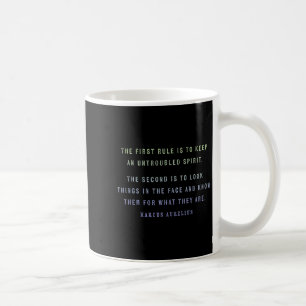 Zitat von Marcus Aurelius Stoic, Mindset-Motivatio Kaffeetasse
