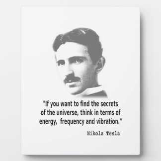 Zitat von Nikola Tesla Fotoplatte