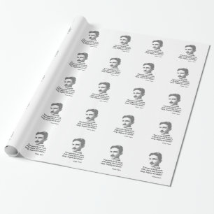 Zitat von Nikola Tesla Geschenkpapier
