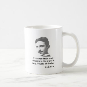 Zitat von Nikola Tesla Kaffeetasse