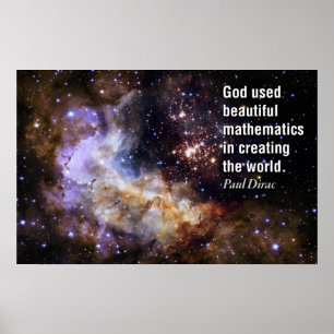 Zitat von Paul Dirac - Math Posters Poster