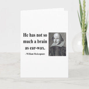 Zitat von Shakespeare 12b Karte