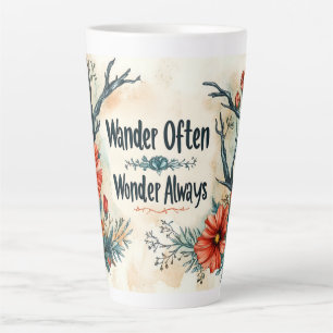 Zitat: Wander oft, wundern Sie sich immer Milchtasse