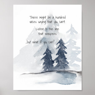 Zitat, was Sie sagen können, wenn Sie Poster