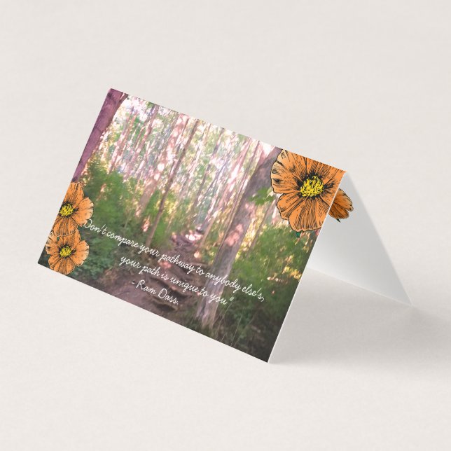 Zitat, "Wege" (Vorderseite)