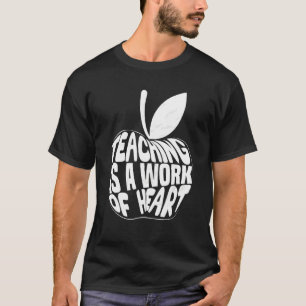 Zitat wie ein Apfel Cool für Lehrer T-Shirt