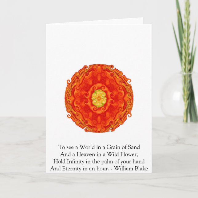 Zitat Williams Blake Karte (Vorderseite)