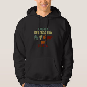 Zitat wird von Ziegen leicht abgelenkt Hoodie