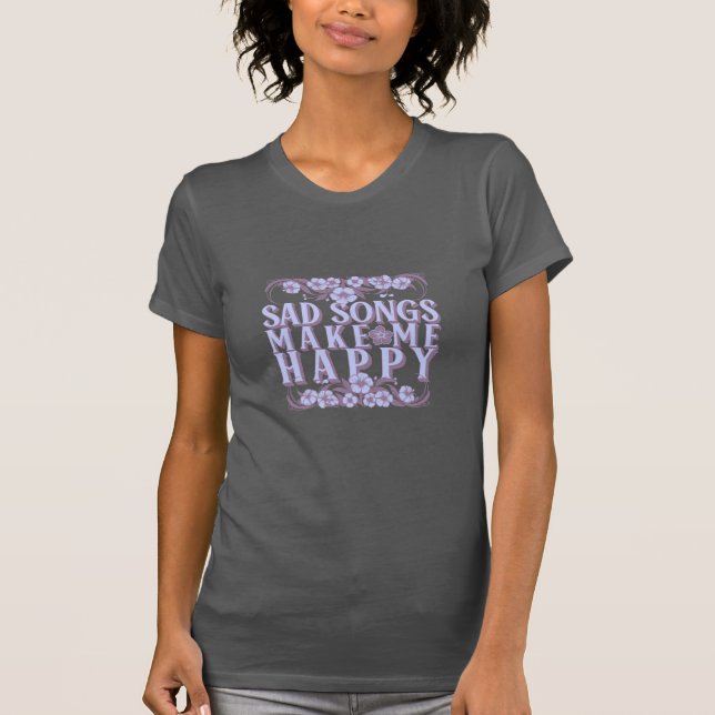 Zitat "Womens music komische Tshirts" T-Shirt (Vorderseite)