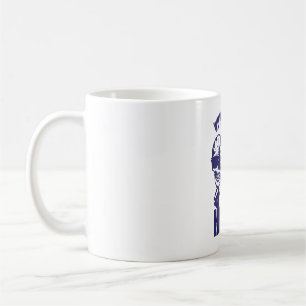 Zitat: work hard stay humane 666 musculculcult kaffeetasse